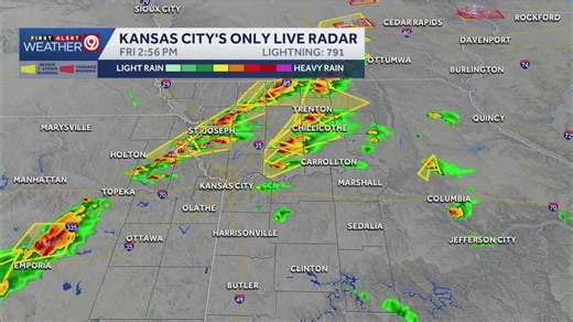 Live radar: Tracking severe storms around the Kansas City metro