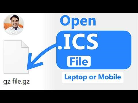 How to open ics file in windows 10 | ics file open android