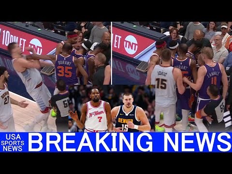 Kevin Durant Sends Sincere Message to Nikola Jokic After Knee Injury