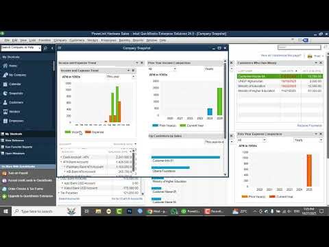 QuickBooks Desktop Enterprise Solution 2024 Complete tutorial in Pashto: Lesson No 20