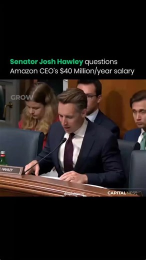 Capital Nest .in on Instagram: "Andy Jassy, the CEO of Amazon, has spent 28 years inside the company. In 2003, he helped build Amazon Web Services — the backbone of the modern internet. AWS now powers everything from Netflix to NASA and is the most valuable part of Amazon. Today, Amazon is worth $2.4 trillion and sits at the center of the global economy. Yet Jassy earns less than many YouTubers, podcasters, athletes, and entertainers. Running a Fortune 10 company isn’t entertainment. It’s stewar
