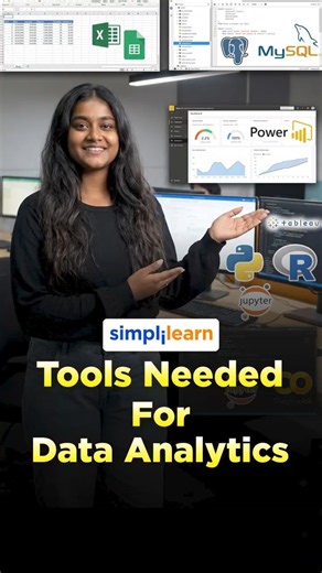 5 Must-Know Data Analytics Tools in 2026 | Tools Every Data Analyst Needs | #Shorts | #Simplilearn