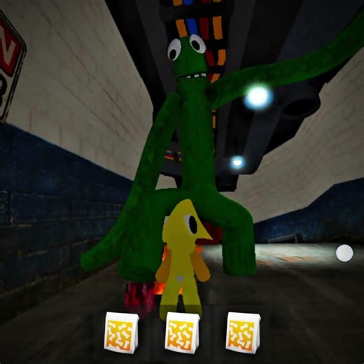 What If I Playing as Yellow & Green Monster In Rainbow Friends funny moments #rainbowfriends#roblox
