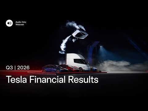 Tesla Q3 2026 Earnings Call with Elon Musk | Financial Results & Q&A | Tesla Roadster