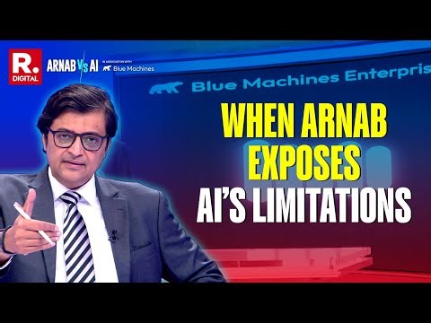 Arnab vs AI: Artificial Intelligence undermining human ingenuity? | Blue Machin