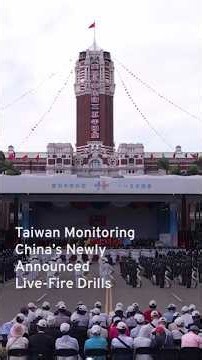 Taiwan Monitoring China’s Newly Announced Live-Fire Drills｜TaiwanPlus News