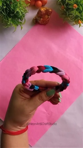 DIY STARBURST Friendship Bracelet ✨😜 ! #diy#craft#viral#trending