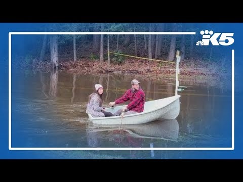 Lake Tapps road remains flooded as county blames private property owner