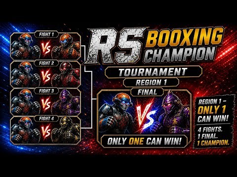 Playing Tornament Region 1 from fight 1 to final fight in RS Boxing Champion 