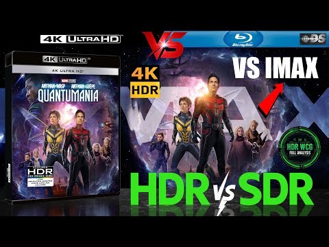 HDR DV WCG ATMOS ANALYSIS ( Ant-Man Quantumania 2023 ) 4K UHD BD REVIEW vs 1080p BD SDR 100nits