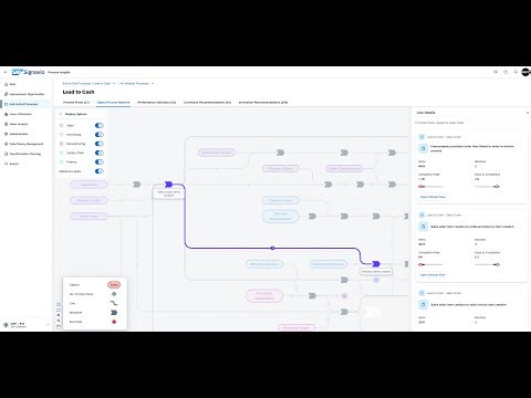 Object Process Network in Signavio Process Insights 2512 (Beta)
