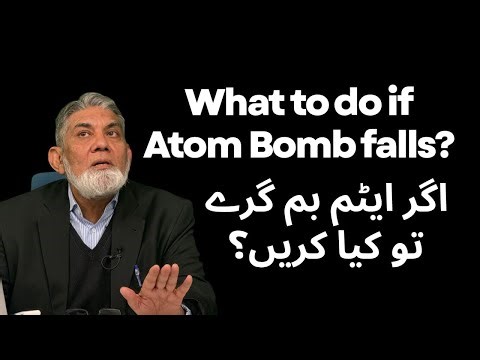 What to do if Atom bomb falls ? 