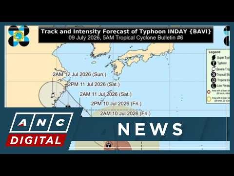 Inday weakens into typhoon; Luzon braces for heavy rains | ANC