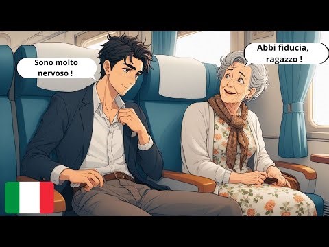 The Train to Naples | Immersive Italian Story with Dialogue (A1-A2)