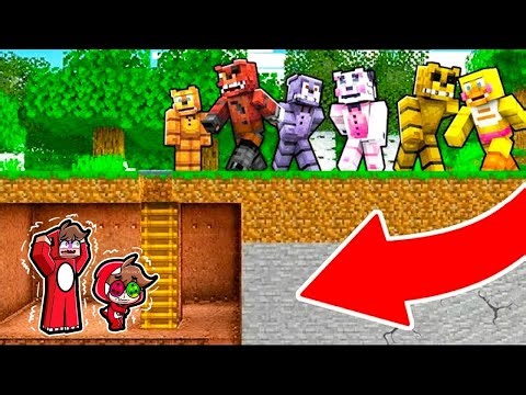 BASE SECRETA vs ANIMATRÓNICOS de FIVE NIGHTS AT FREDDY´S