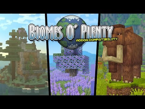 Biomes O’ Plenty Addon on For Minecraft Bedrock Edition Compatibility