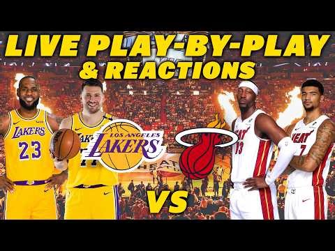 Los Angeles Lakers vs Miami Heat | Live Play-By-Play & Reactions