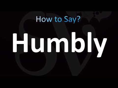 How to Pronounce Humbly (CORRECTLY!)