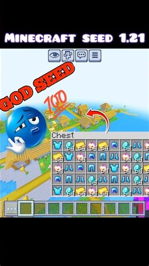 {GOD SEED} Minecraft OP Seed 😱 Instant Diamond Loot!🔥