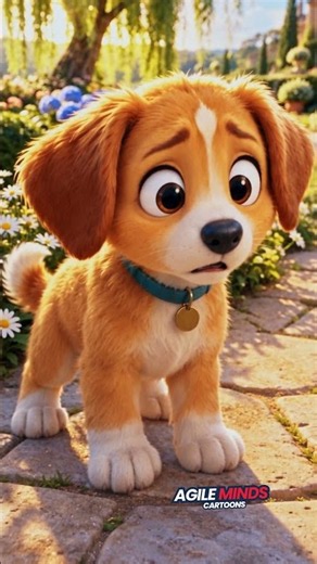 Pip Thought the Well Had a Monster 🐶 #cartoon #animation #shorts