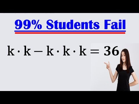 Solving a 'Harvard' University entrance exam |Find k?