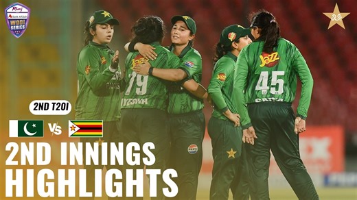 2nd Innings Highlights | Pakistan Women vs Zimbabwe Women | Match 02 | T20I Series 2026 | M9H1K