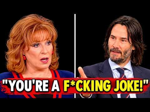 Keanu Reeves RAGES LIVE On The View After Fiery Confrontation With Joy Behar
