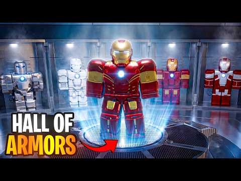 Jarvis, Activate The HALL OF ARMORS In Project Mechanic Roblox...
