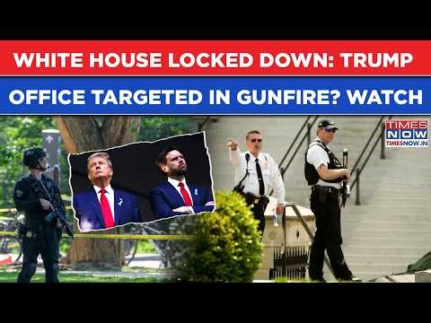 US White House Locked Down, Trump Office Targeted In Gunfire?| Secret Service Shoots Suspect