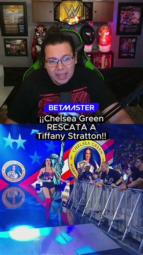 ¡¡Chelsea Green RESCATA A Tiffany Stratton!! #AAA #WWE #wrestling #prowrestler #WrestleMania