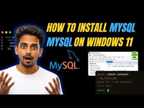 How to install MySQL 8.0.45 Server and Workbench latest version on Windows 11