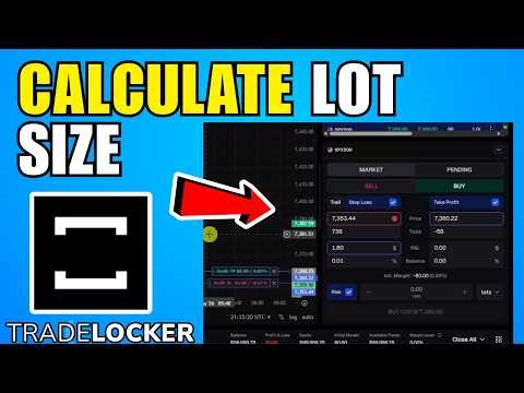 How To Calculate Lot Size On TradeLocker (2026) (Complete Guide)