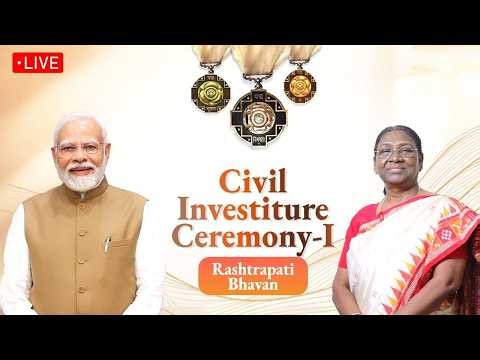 LIVE : PM Modi attends Civil Investiture Ceremony-I at Rashtrapati Bhavan