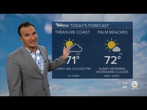 WPTV First Alert Weather Forecast for Morning of Friday, Jan. 2, 2026