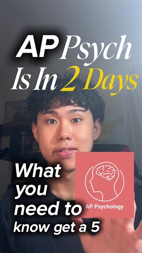 More AP psych tips posted on my page! Exam in two days.. are you ready? Not in the video, but make sure you fill in all questions on the MCQ. It seems obvious but people miss it all the time. You don’t get penalized for right answers! Answer every Bible and question. #appsychology #ap #psychology #studytips #studytips