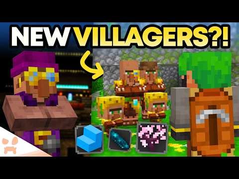 MINECRAFT IS FINALLY SETTING UP NEW VILLAGERS + JOBSITE BLOCKS… NEW DIMENSION CHANGES REVEALED!