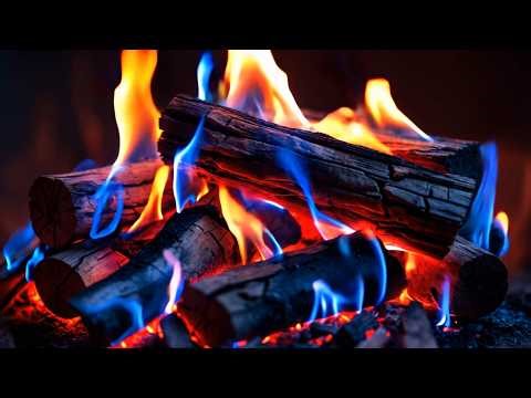 🔴 Create a Warm Cozy Ambience with Blue-Orange Color-Shifting Fireplace Flames for Deep Relaxation