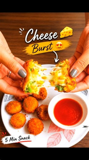 Cheese Balls 🧀😍 No Bread Crumbs? Try This#easyrecipe#shortvideo #homemade ”