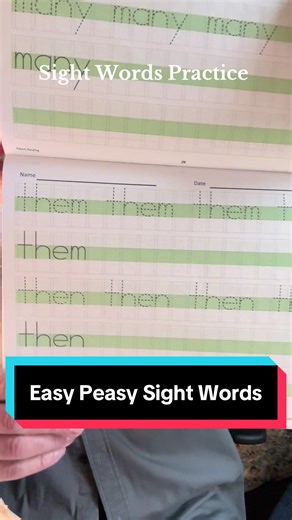 Easy Peasy Sight Words Practice for Early Learners