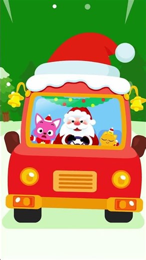 Las Ruedas del Bus de Papá Noel🚌🎅🏻 #pinkfongespañol
