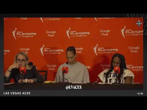 Las Vegas Aces vs Indiana Fever Postgame