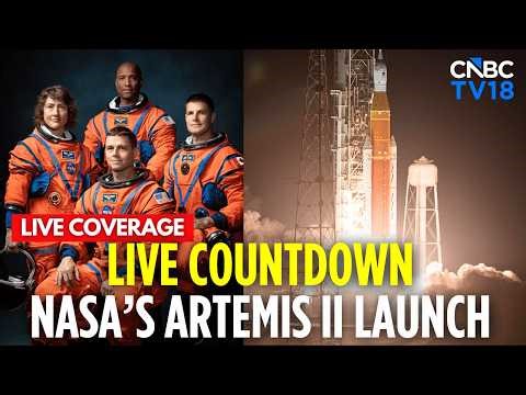 Artemis II Moon Rocket Launch LIVE: NASA's Artemis II LIVE from Kennedy Space Center, Florida | N18G