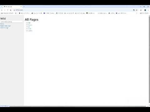 CS50’s Web Programming with Python and JavaScript; Django - wiki