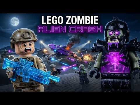 LEGO Alien Zombie: AREA 51 CRASH 🛸👽| LEGO Animation | Full Episode 17