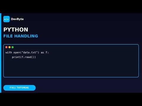 Python File Handling for Beginners – Read & Write Files