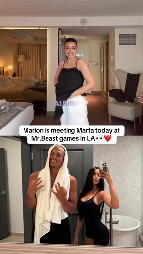 Marlon and Marta Diaz meeting again for the first time after their Island vacation? 🤯