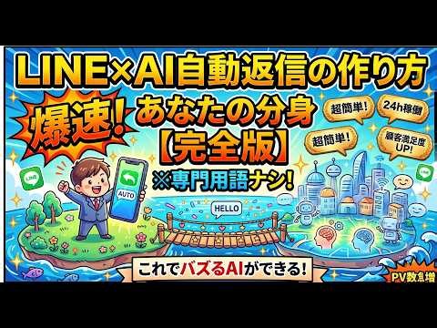 公式LINE×AI自動化システム概要