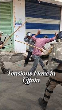 Police Resort to Lathi Charge, Tear Gas Fired as Tensions Escalate Near Shahi Masjid in Ujjain