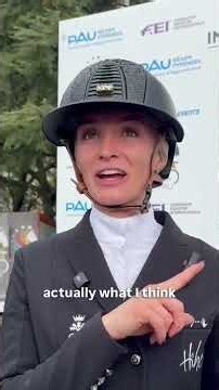 Pau dressage leader Emily King reflects on her performance with Valmy Biats