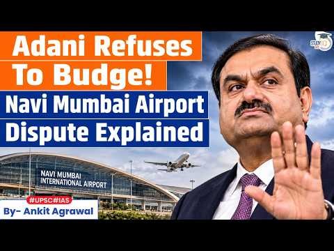 Adani's Mumbai airport faces backlash from Airlines | Ankit Agrawal Study IQ